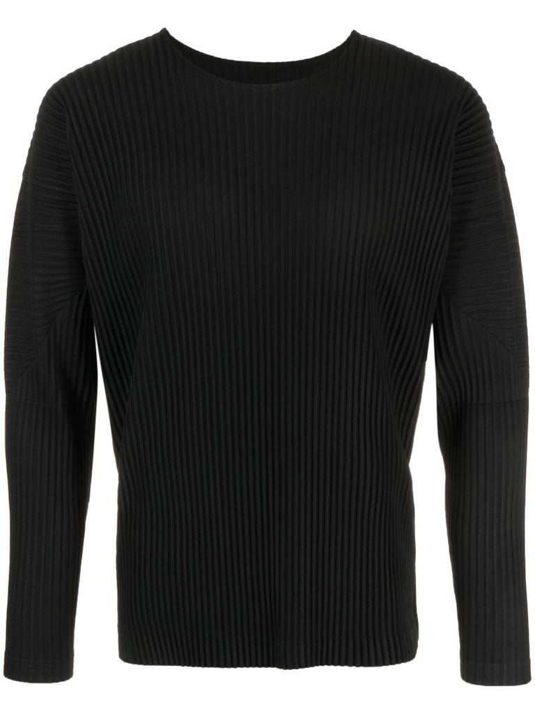 Black Basics PlissÃ_x0083_Â© T-shirt