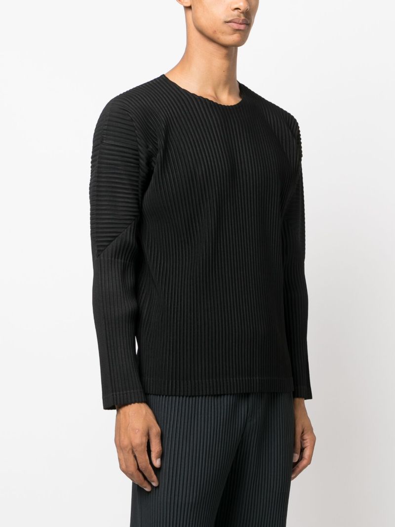 Black Basics PlissÃ_x0083_Â© T-shirt