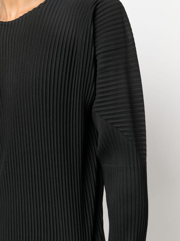 Black Basics PlissÃ_x0083_Â© T-shirt