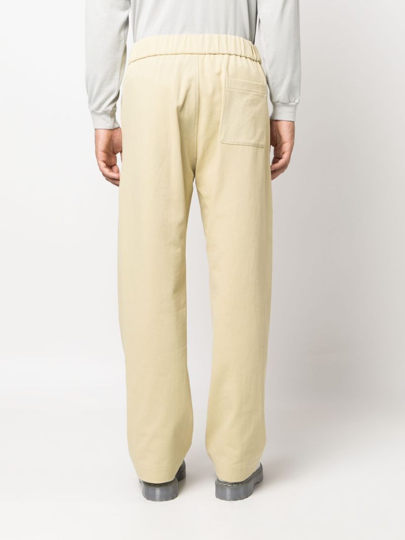 Yellow Washed Cotton Chinos