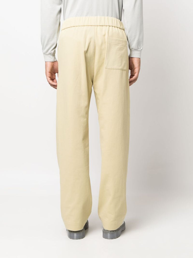 Yellow Washed Cotton Chinos