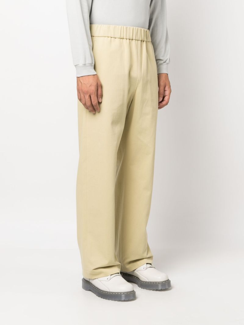 Yellow Washed Cotton Chinos