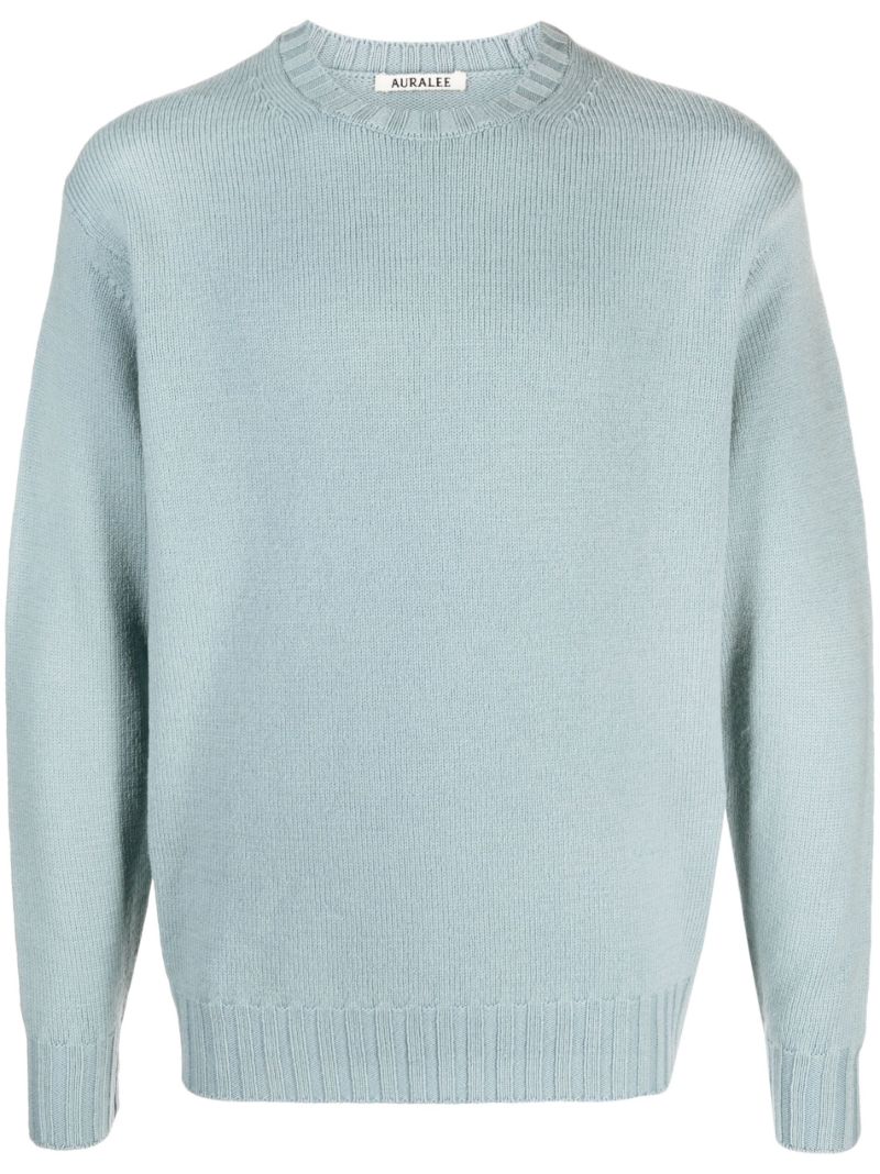 Blue Merino-wool Sweater