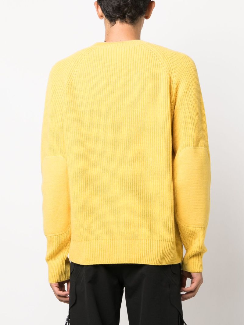X  Billionaire Boys Club Yellow Logo-patch Sweater