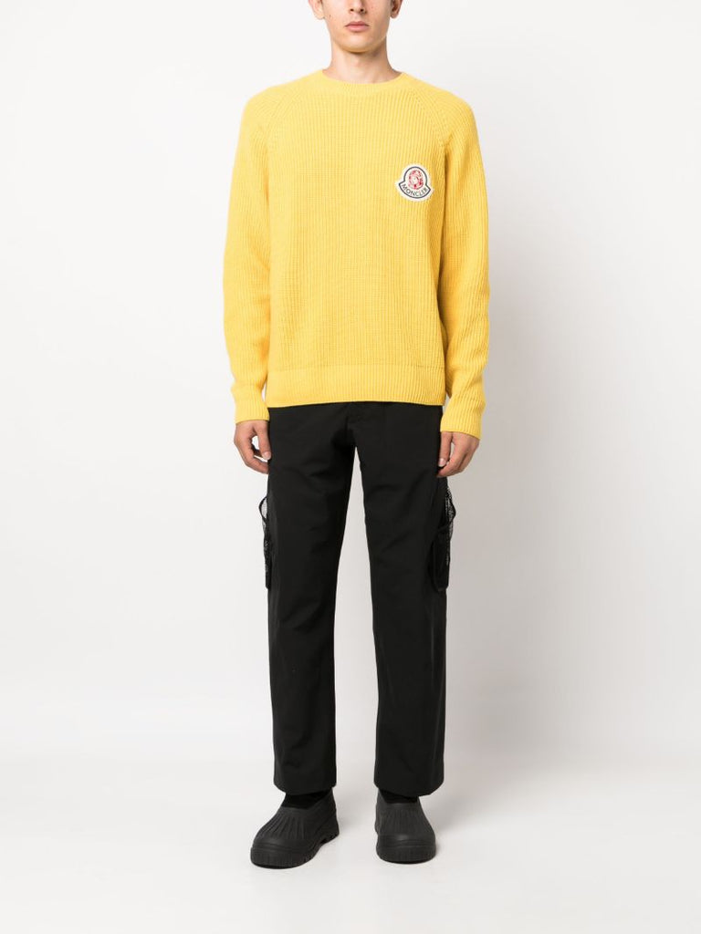 X  Billionaire Boys Club Yellow Logo-patch Sweater
