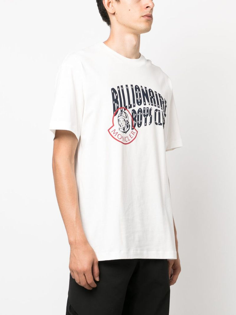 X  Billionaire Boys Club White Logo-print T-shirt