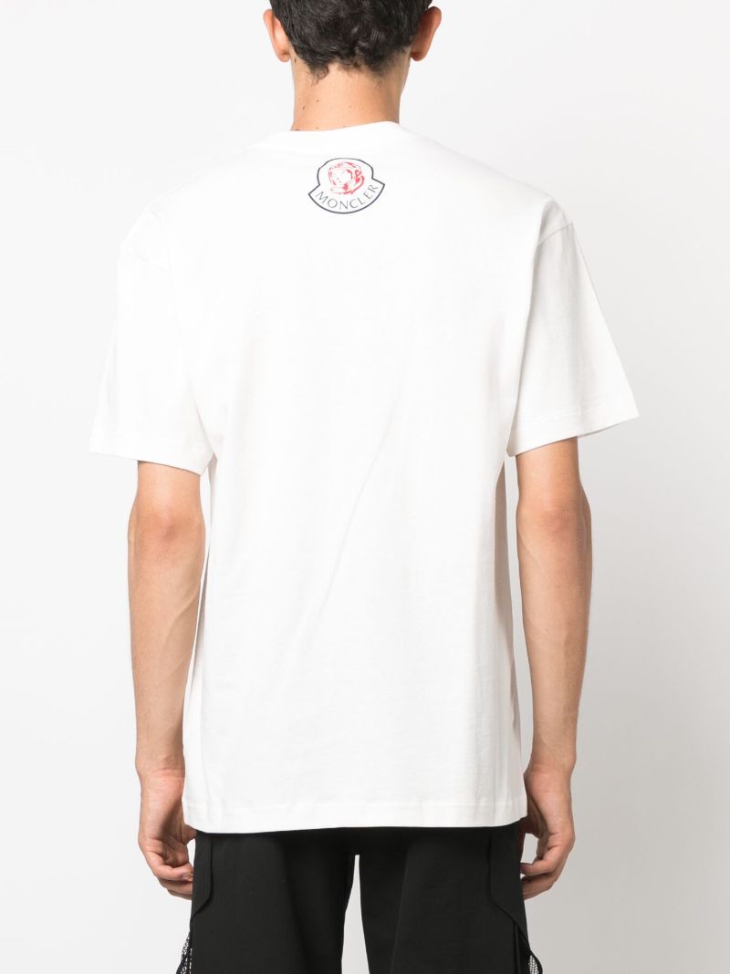X  Billionaire Boys Club White Logo-print T-shirt