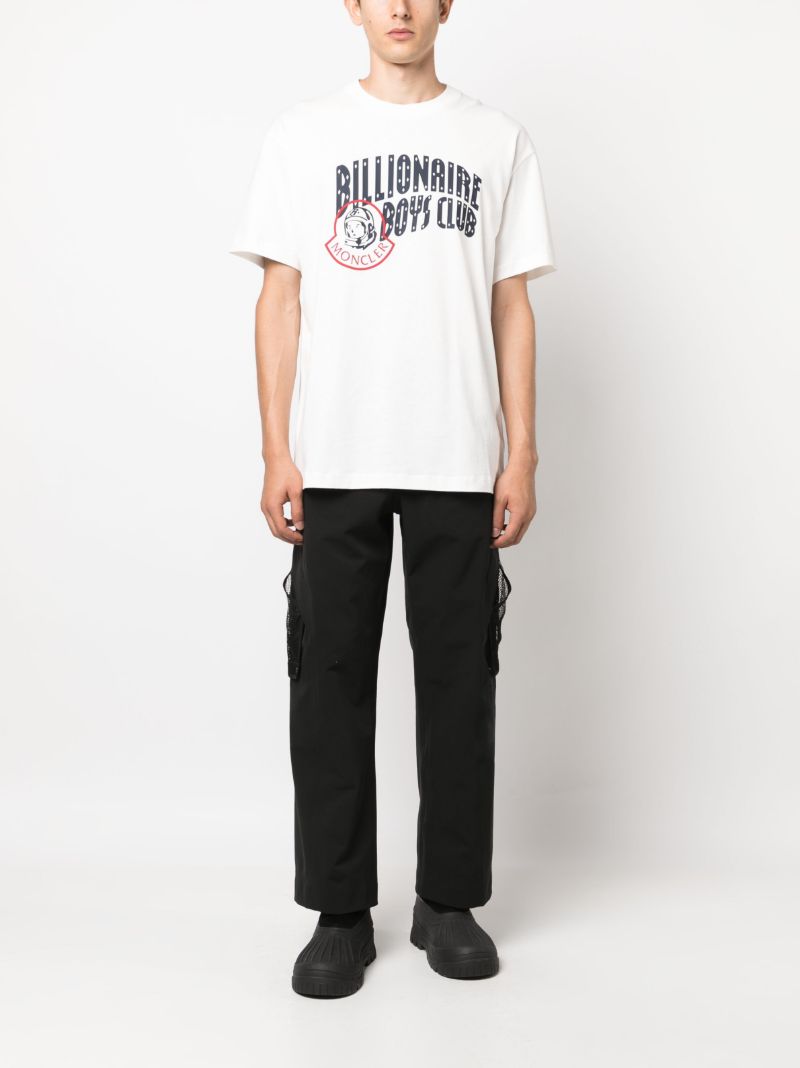 X  Billionaire Boys Club White Logo-print T-shirt
