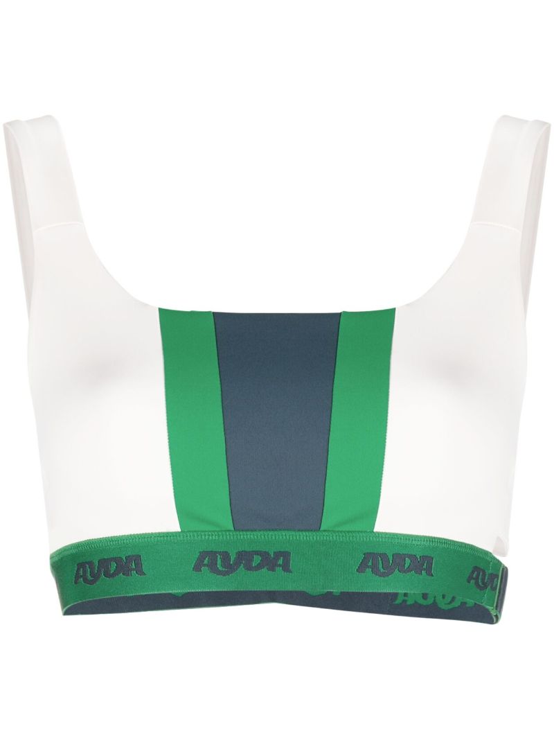White Milo Sports Bra