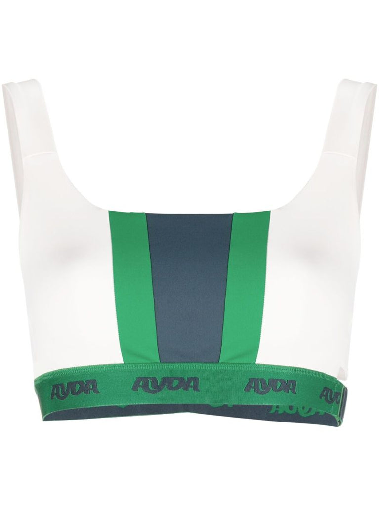 White Milo Sports Bra