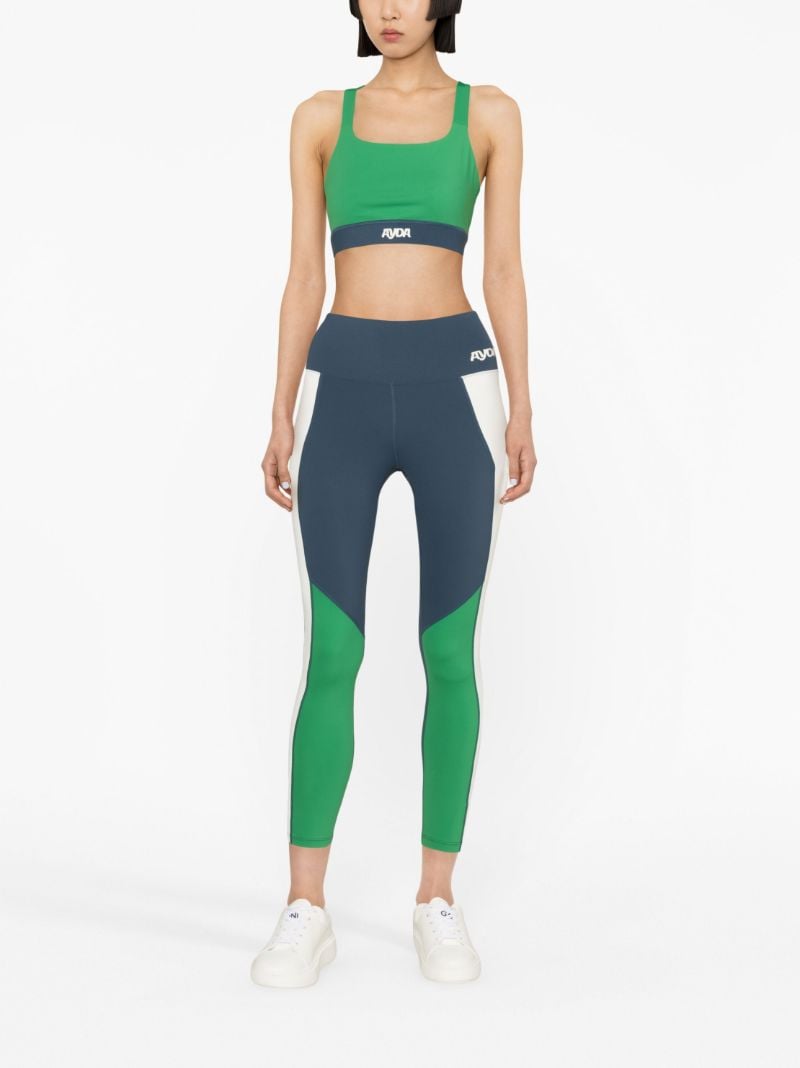 Blue Matchpoint 7/8 Performance Leggings