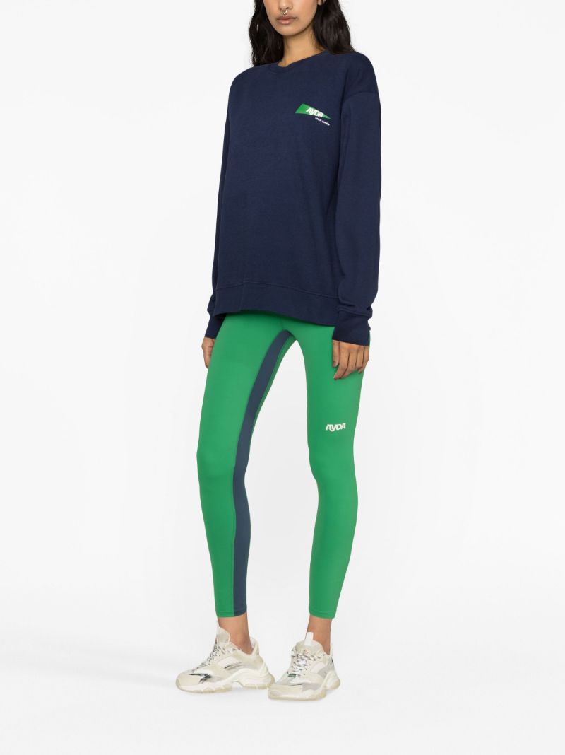 Blue Social Climber Cotton Sweatshirt