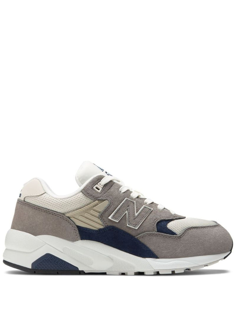 Grey 580 Leather Sneakers