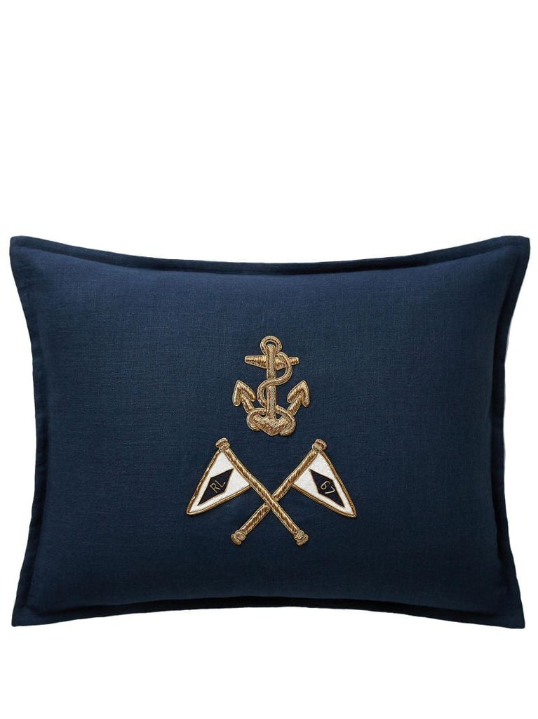 Blue Bayview Throw Cushion