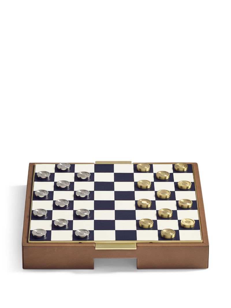 Brown Fowler Chess and Checkers Game Set