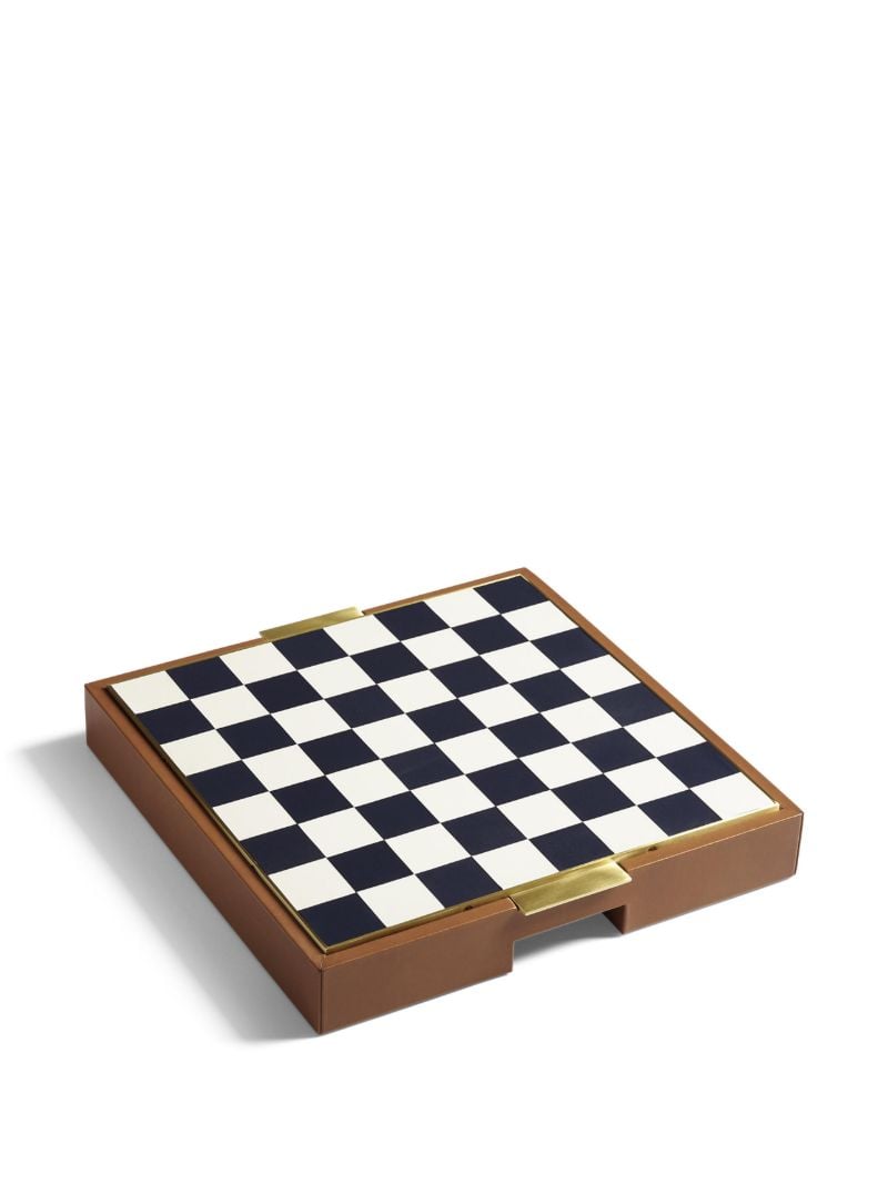Brown Fowler Chess and Checkers Game Set