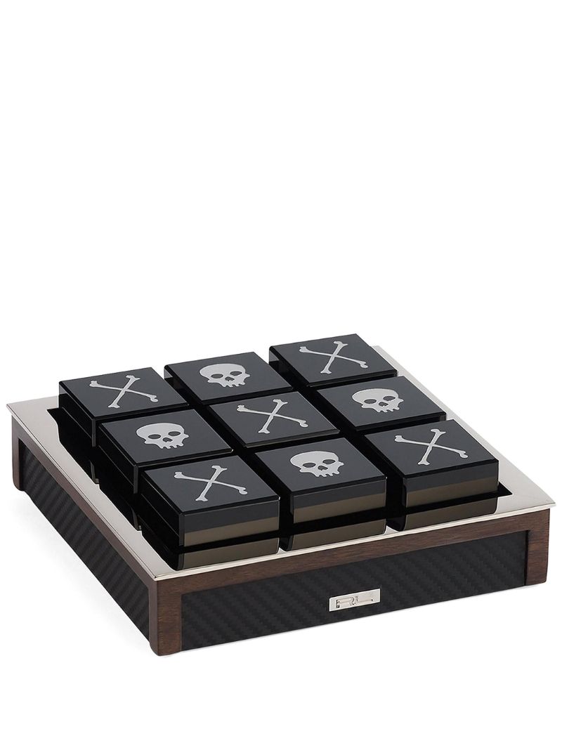 Black Sutton Carbon Tic-tac-toe Game
