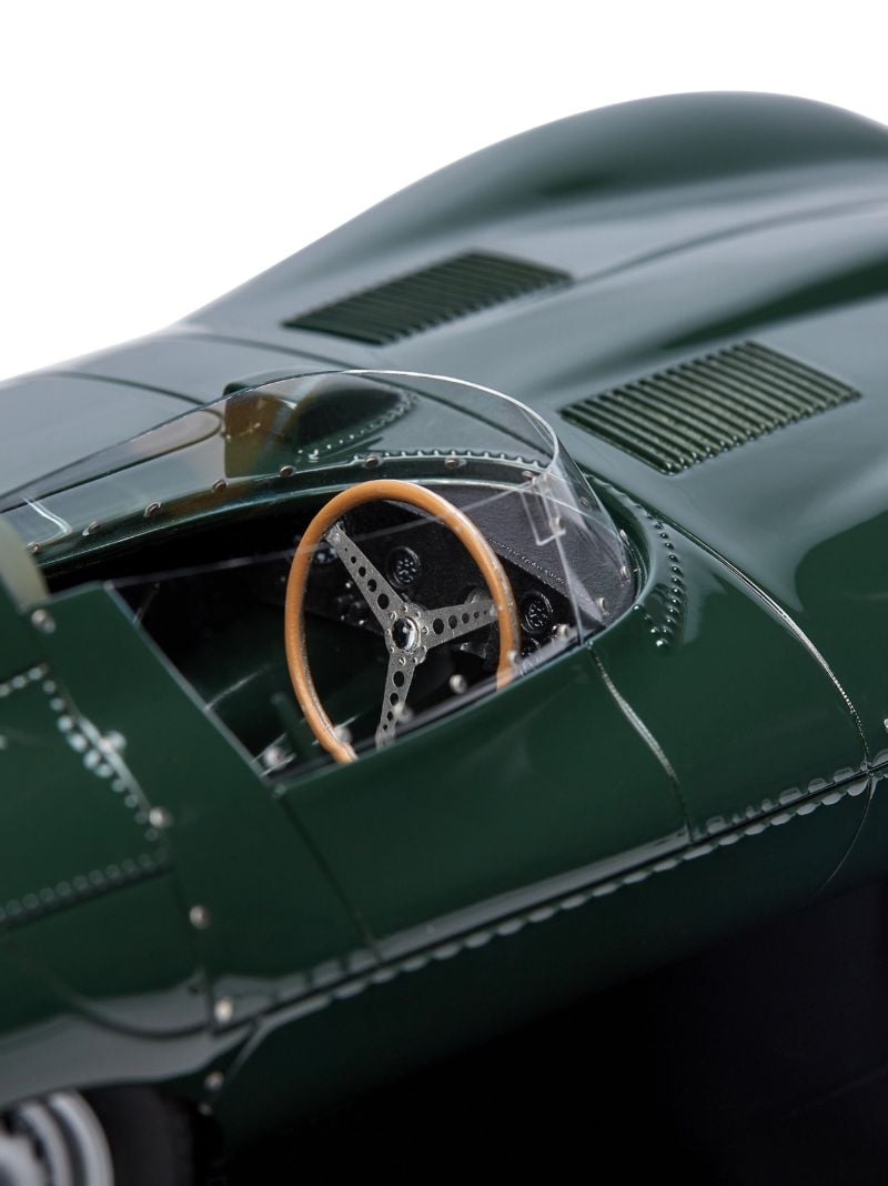 Green 1955 Jaguar Xkd Replica