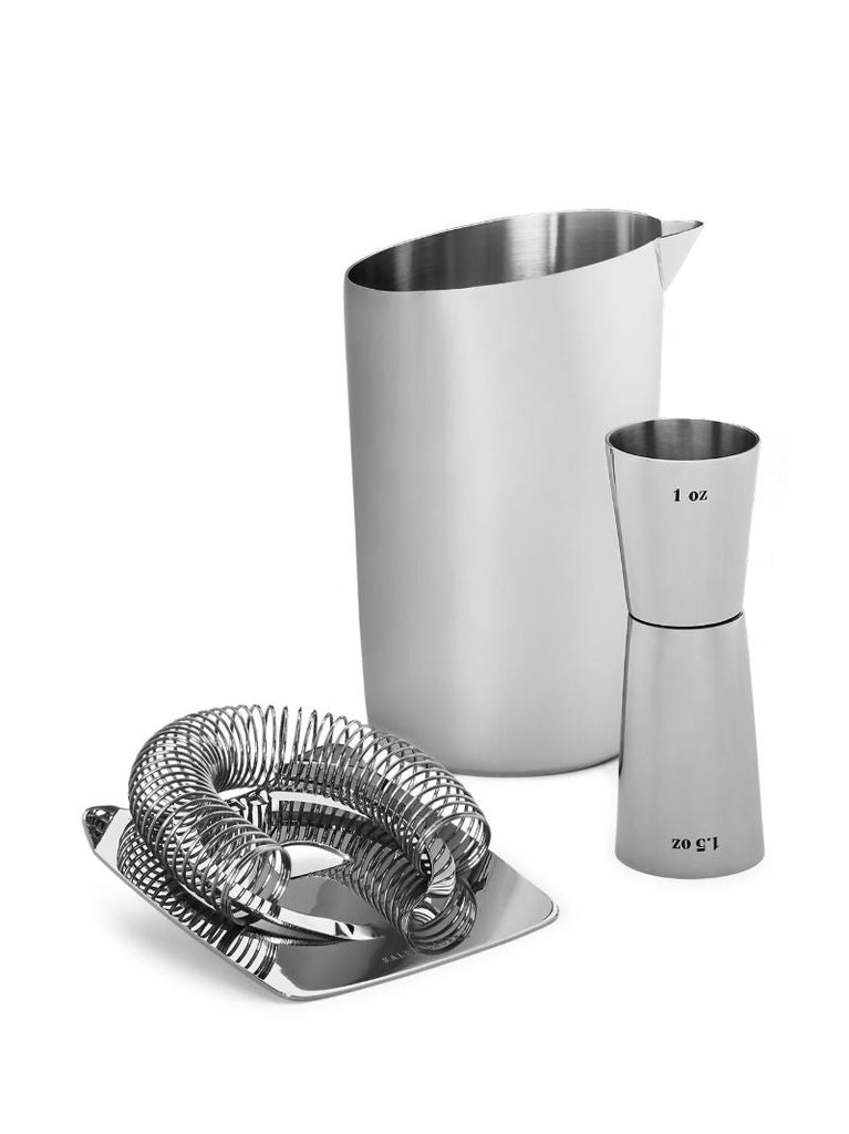 Silver-tone Academy Bar Tool Box Set