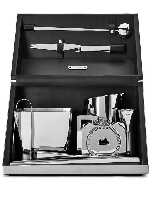 Silver-tone Academy Bar Tool Box Set