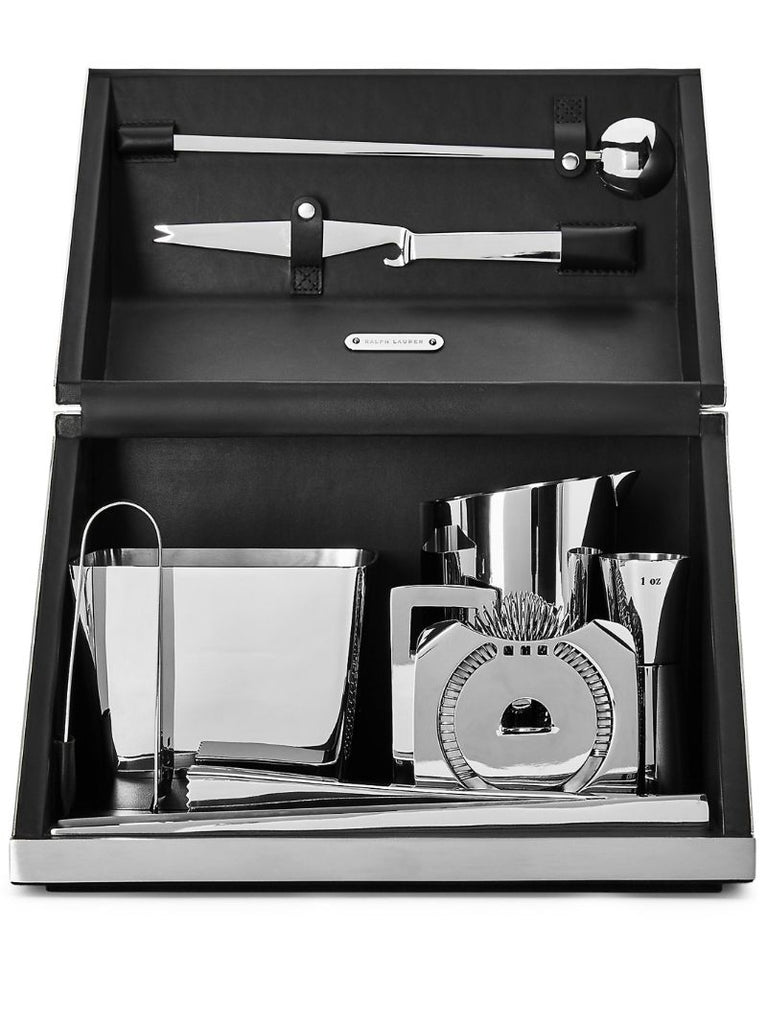 Silver-tone Academy Bar Tool Box Set