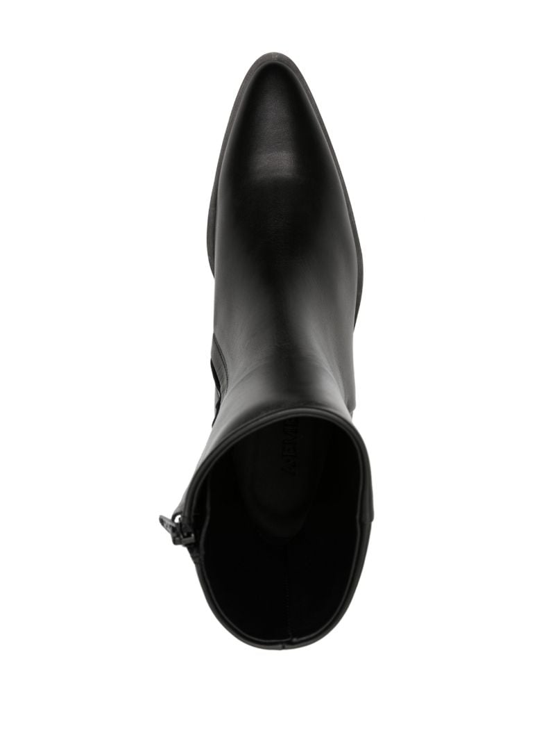Black Hudson Leather Ankle Boots