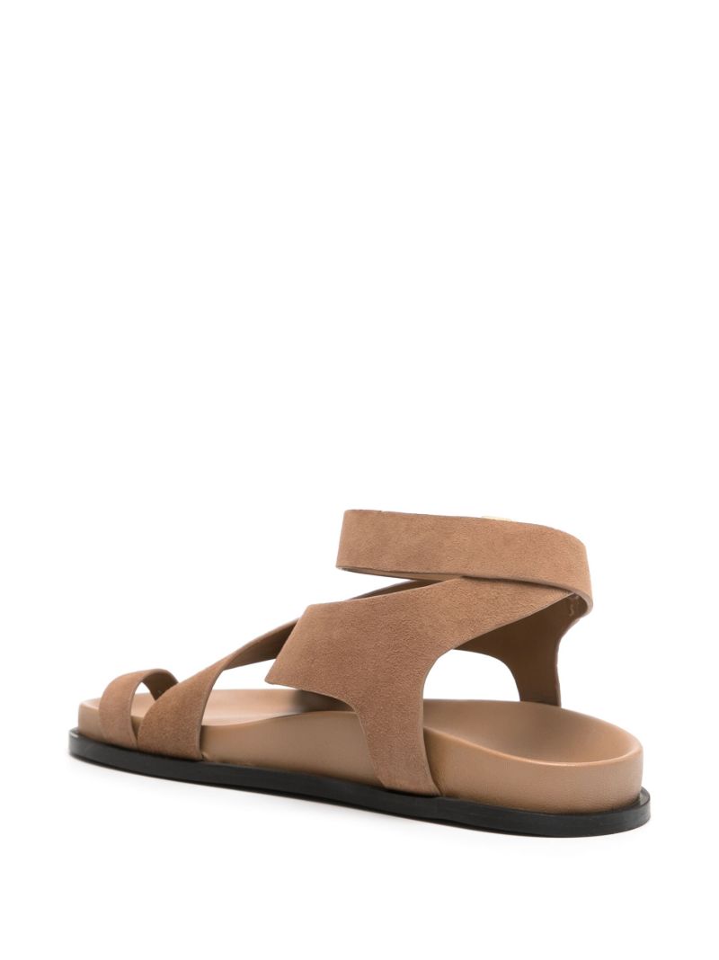 Brown Jalen Suede Sandals