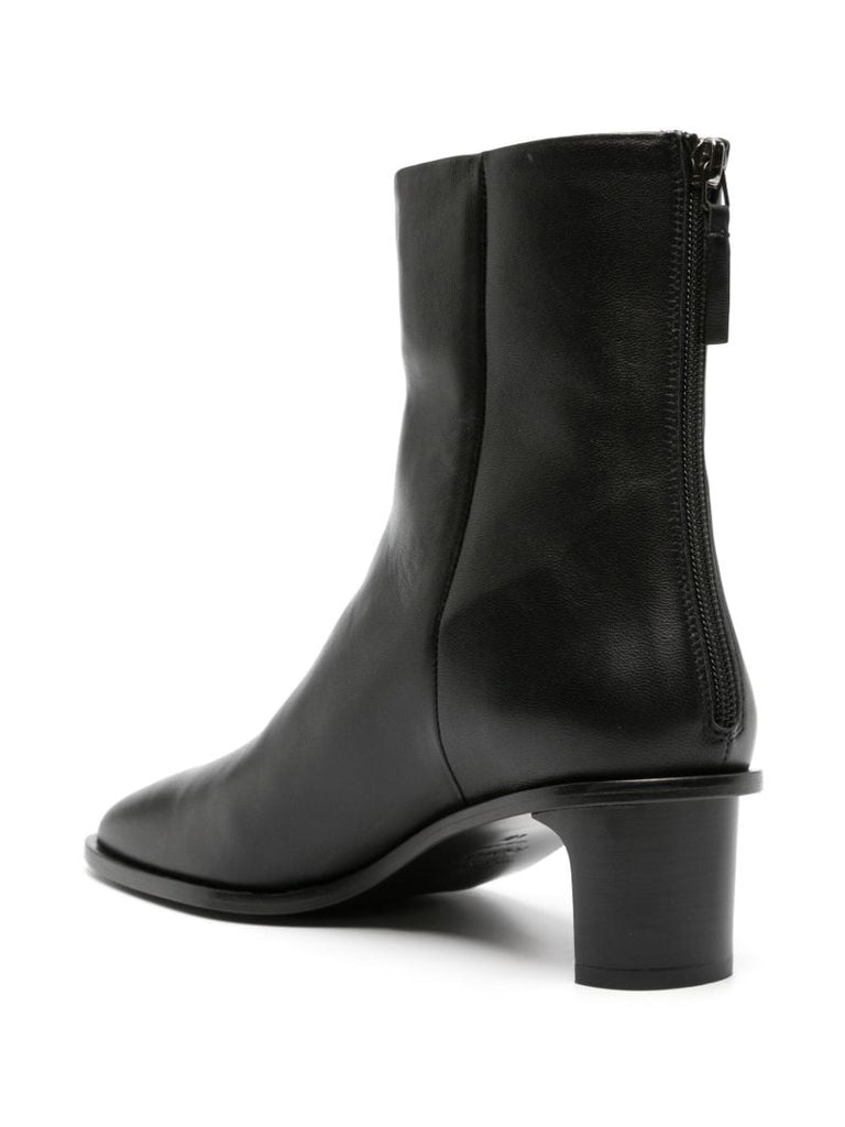 Black Soma Leather Ankle Boots