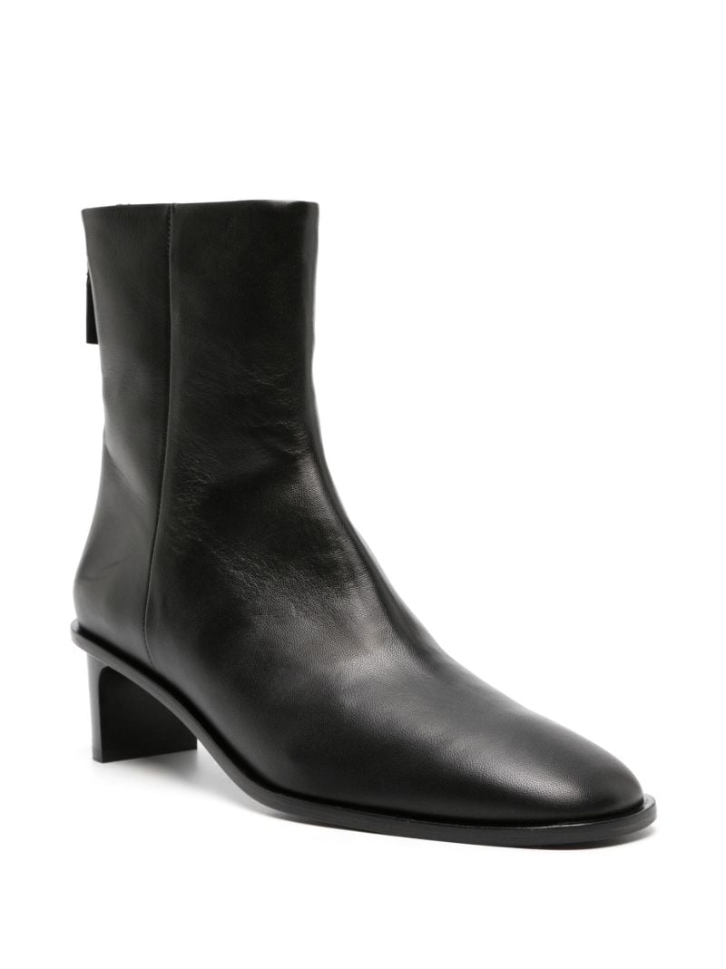 Black Soma Leather Ankle Boots