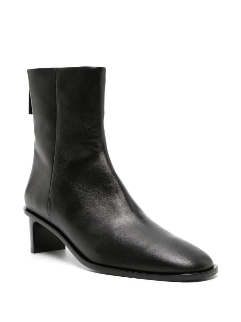 Black Soma Leather Ankle Boots
