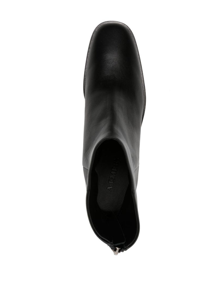 Black Soma Leather Ankle Boots