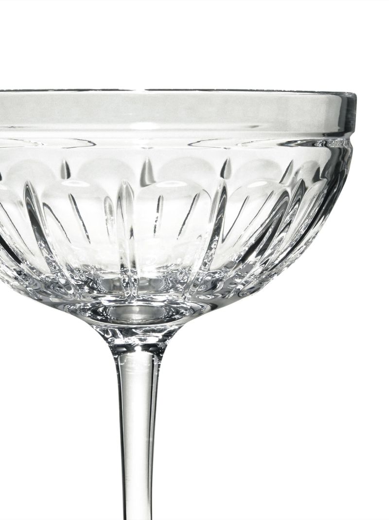 Clear Coraline Champagne Coupe