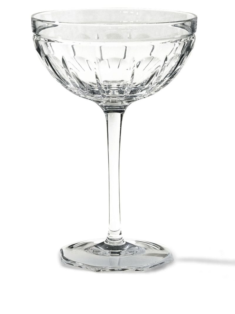 Clear Coraline Champagne Coupe