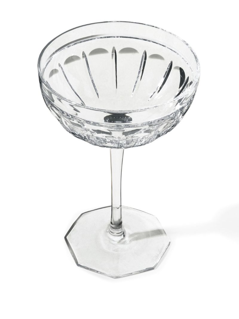 Clear Coraline Champagne Coupe
