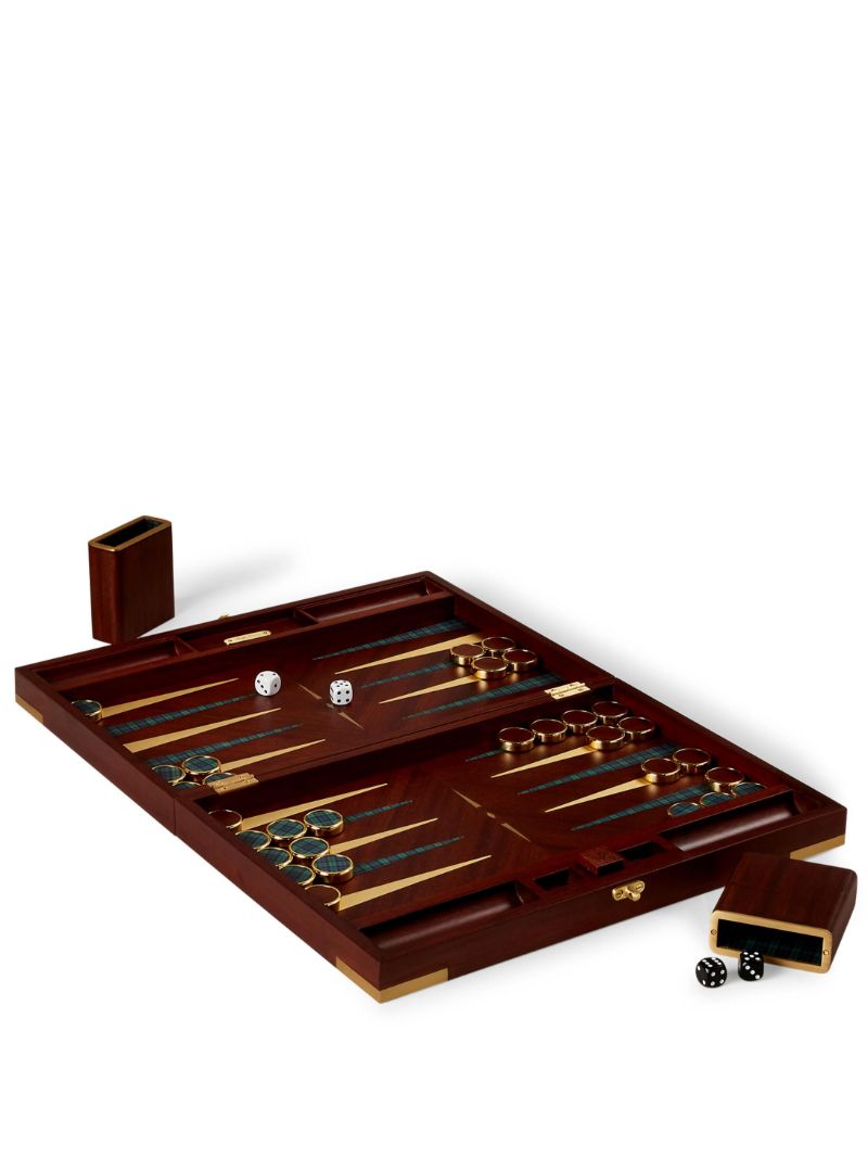 Brown Parkwood Game Gift Set