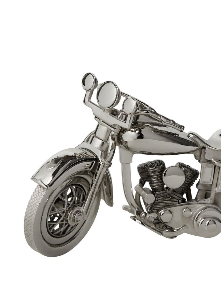 Silver-tone Ely Motorcycle