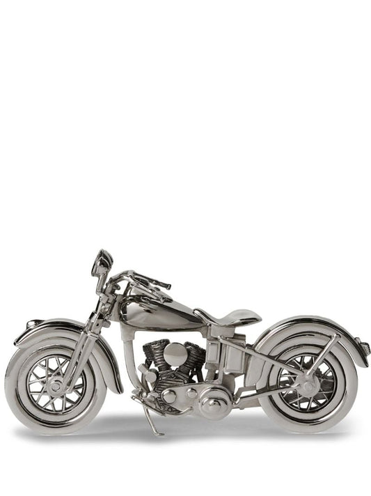 Silver-tone Ely Motorcycle