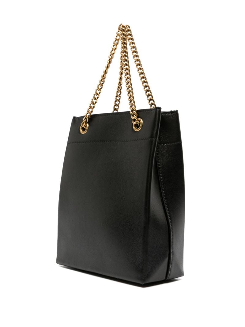 Black Duty Free Leather Tote Bag