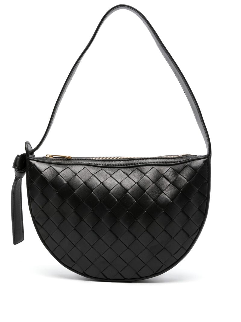 Black Mini Leather Shoulder Bag