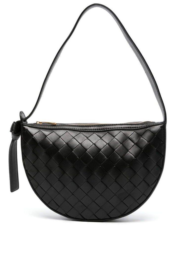 Black Mini Leather Shoulder Bag