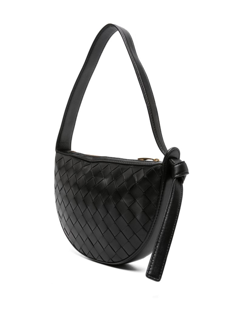 Black Mini Leather Shoulder Bag