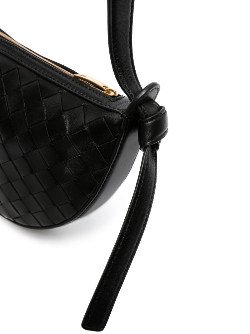 Black Mini Leather Shoulder Bag