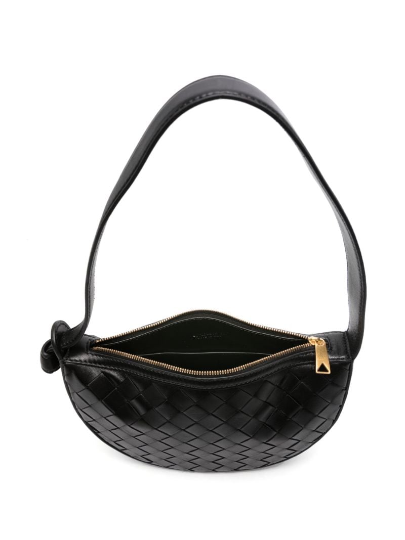 Black Mini Leather Shoulder Bag