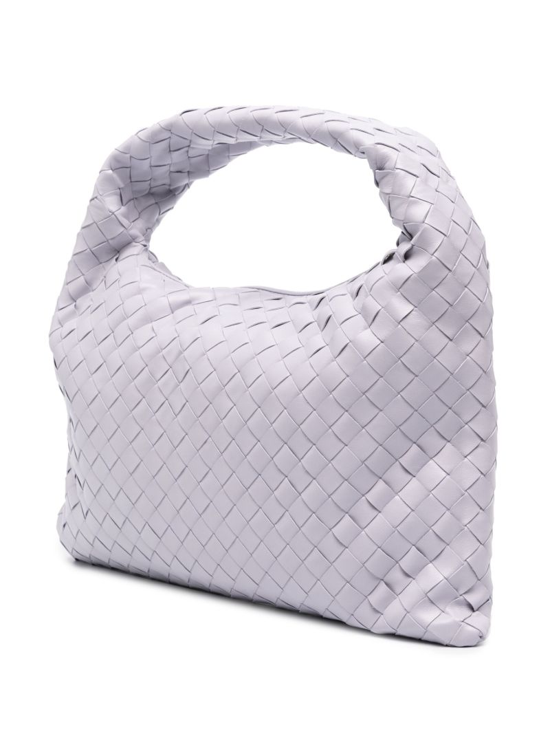 Purple Small Hop Leather Shoulder Bag