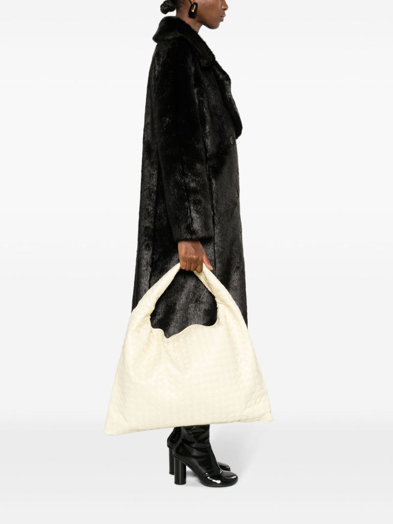 Yellow Large Hop Leather Tote Bag