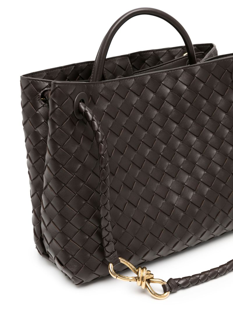 Brown Andiamo Medium Leather Tote Bag
