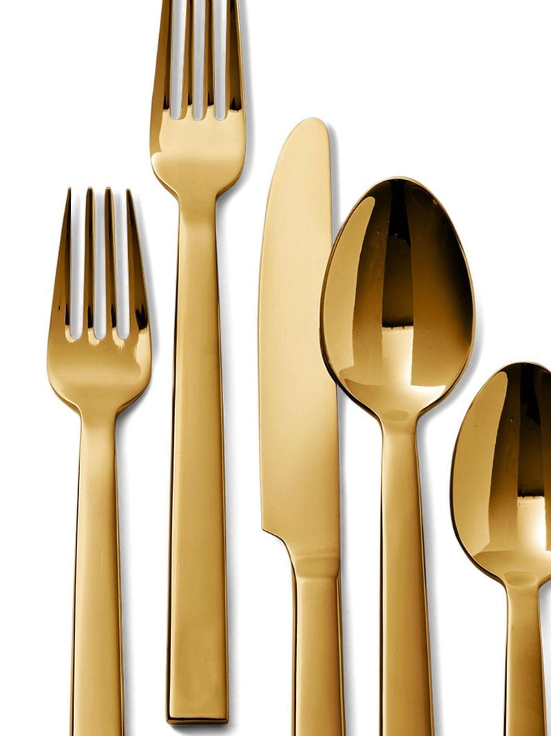 Gold-tone Academy 5-piece Cutlery Set
