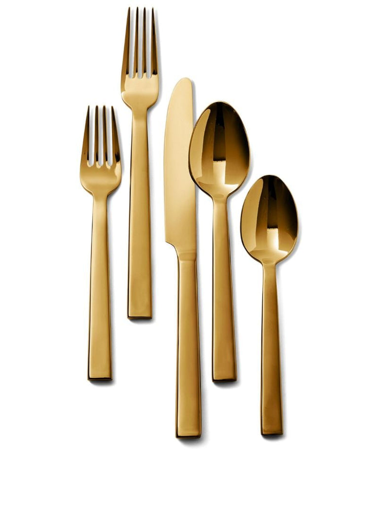 Gold-tone Academy 5-piece Cutlery Set