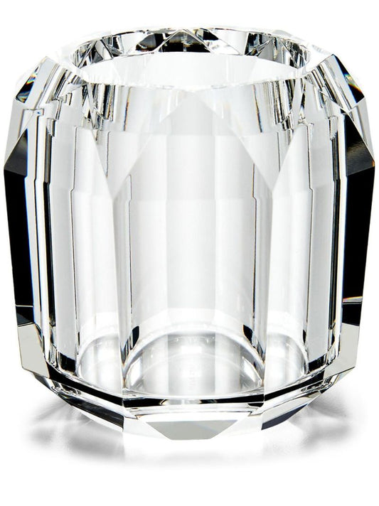 Clear Leigh Faceted Crystal Votive