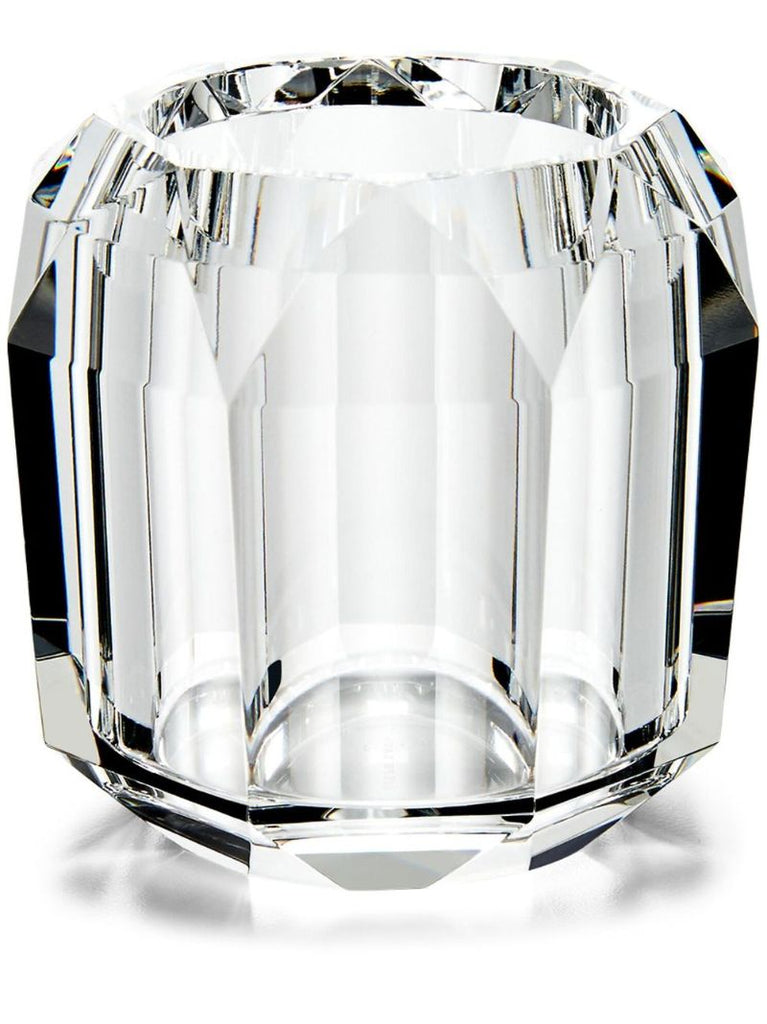 Clear Leigh Faceted Crystal Votive